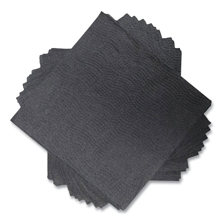 Morcon Morsoft Beverage Napkins, 2-Ply, 9 x 9.5, Black, 1000PK VT522